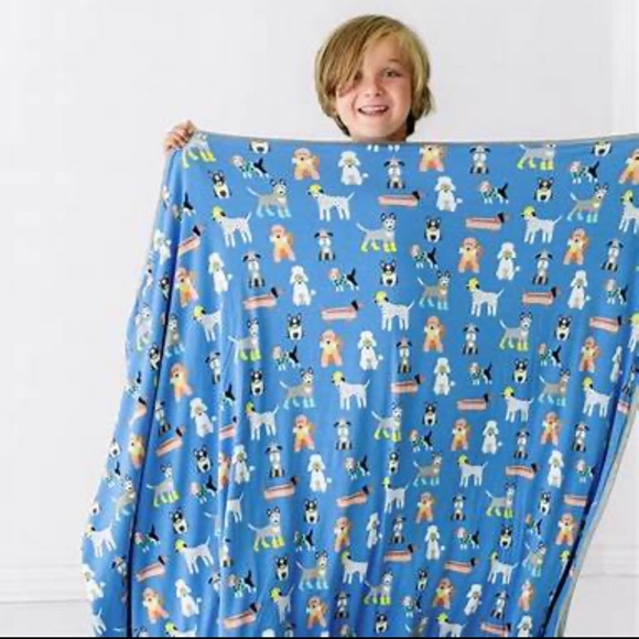 Little Sleepies Dapper Dog Cloud Blanket🐾 NEW - Picture 4 of 6